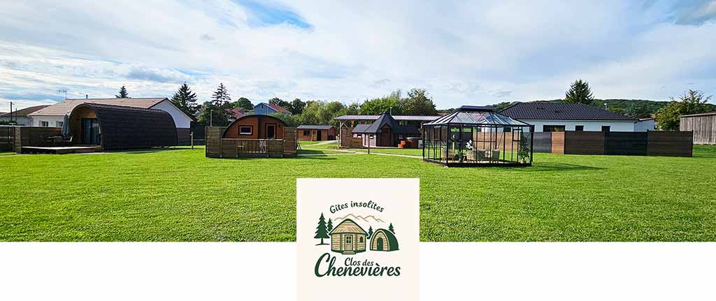 Les hébergements insolites du clos des Chenevières dans les Vosges